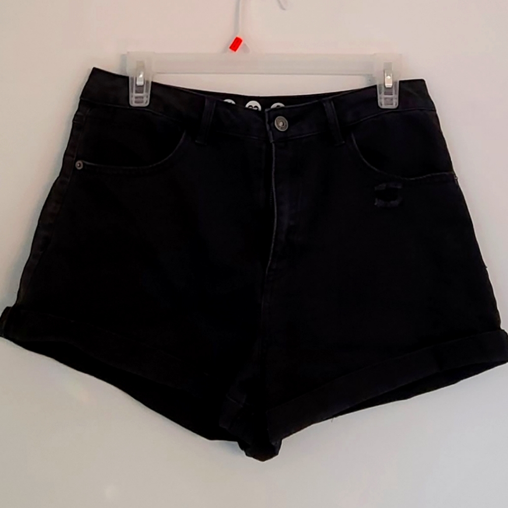 Rewash Jeans Shorts Black